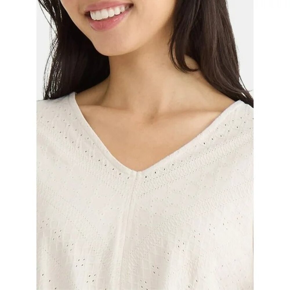 The Pioneer Woman Tie Front Textured Knit Top NIP - Picture 5 of 5